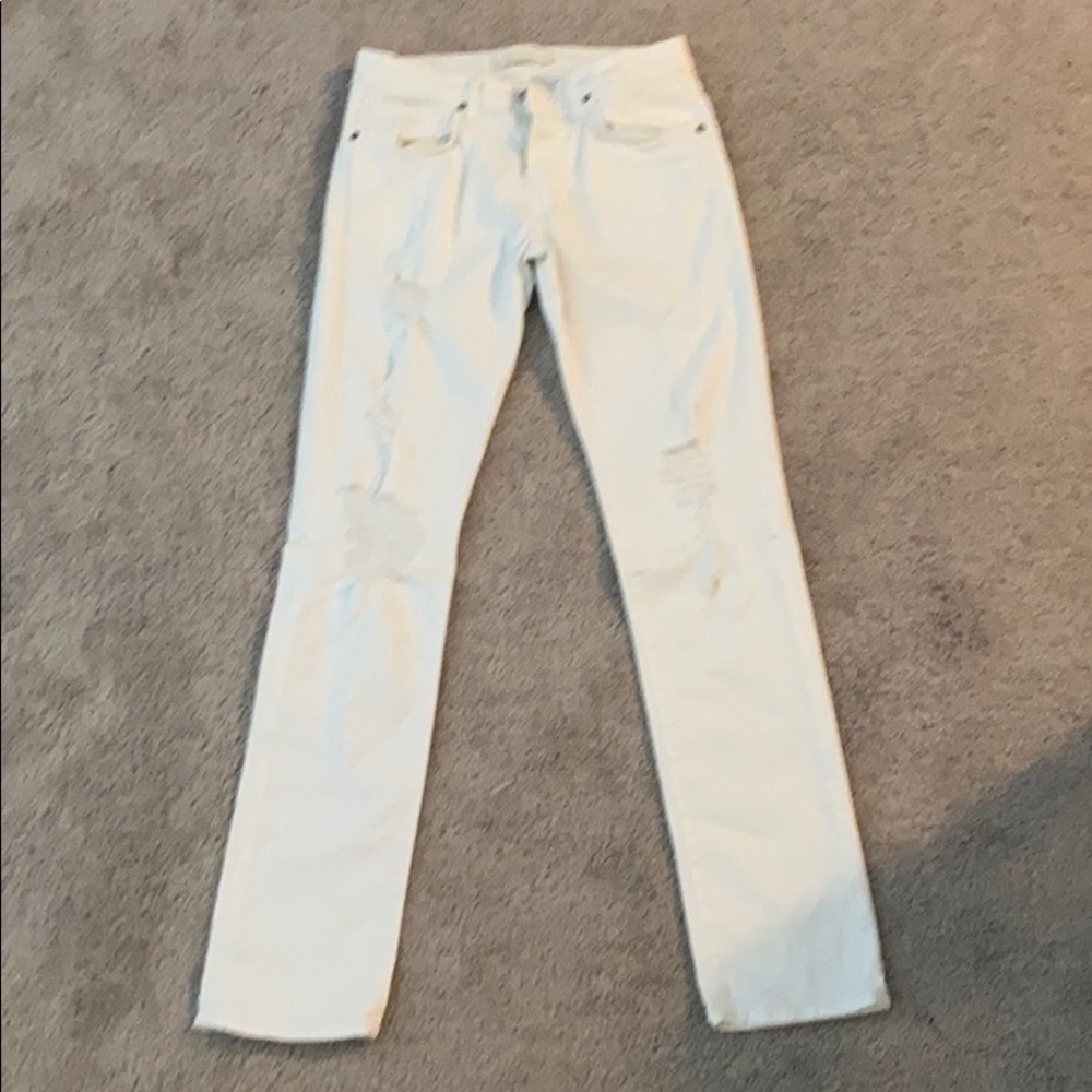 J Brand White Skinny Jeans